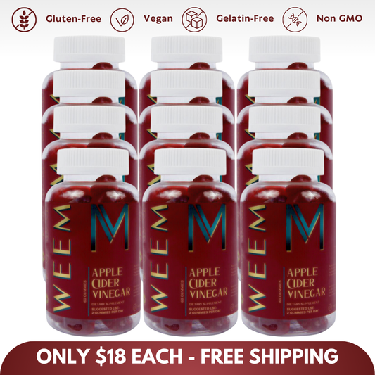 12 Bottles Apple Cider Vinegar