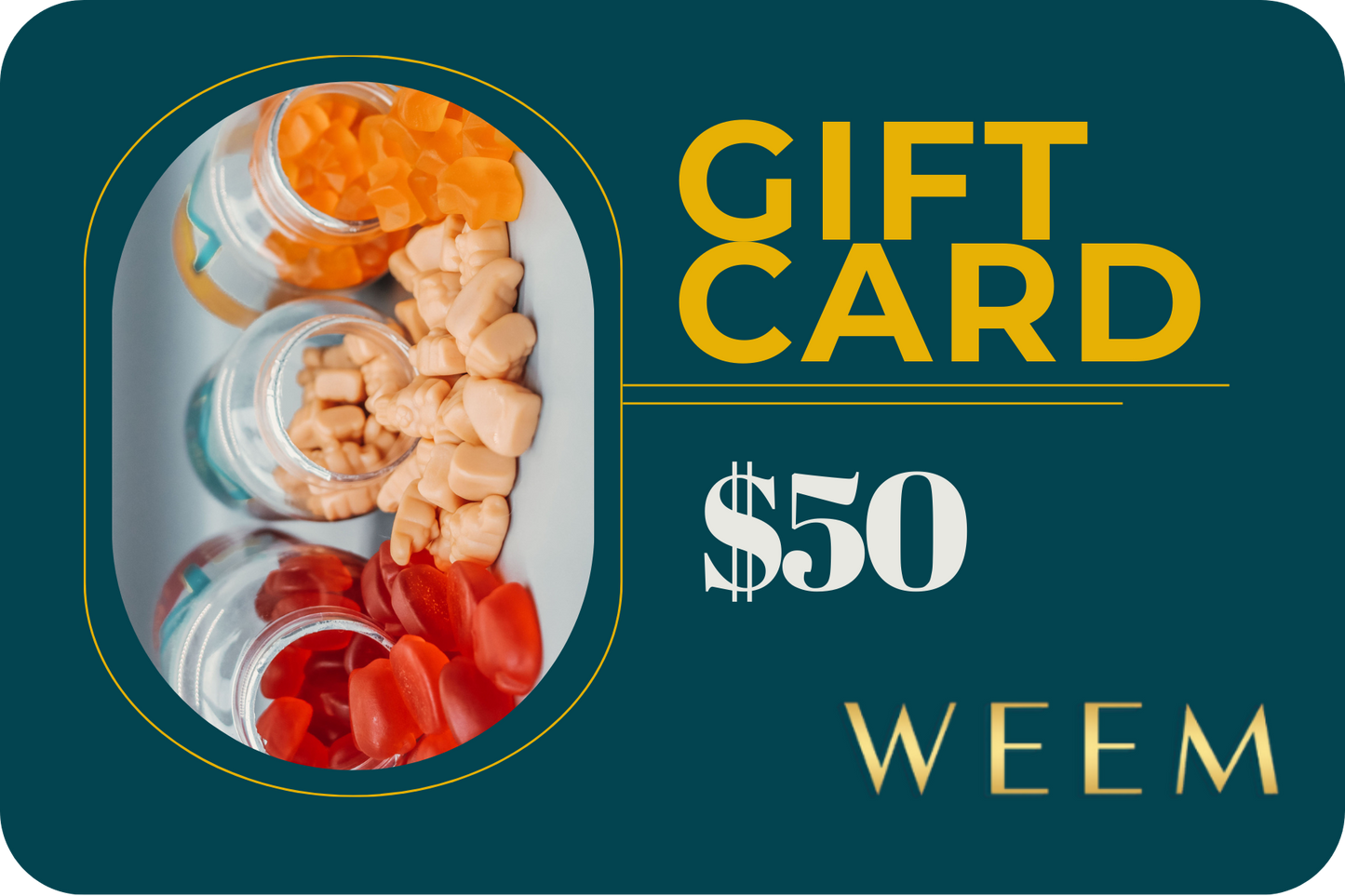 Gift Card – 50% Off at Checkout