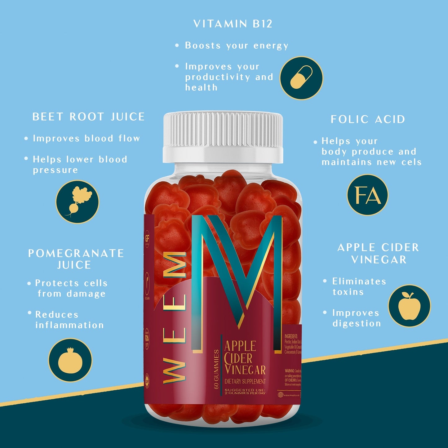 3 Apple Cider Vinegar